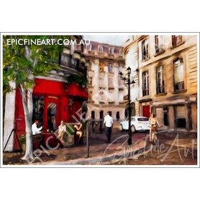 Wall Art - Cafe in Paris, France